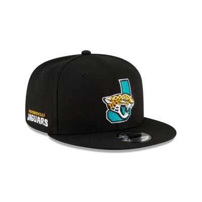 Sapca New Era Jacksonville Jaguars NFL Logo Mix 9FIFTY Snapback - Negrii